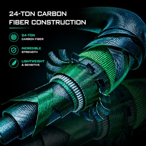 Telescopic Fishing Rod and Reel Combo | 30T Carbon Fiber Spinning Rod with 12+1BB Reel | Portable Lightweight Pole | Bass Trout Panfish | Freshwater Saltwater - color: Fishing Rod and Reel