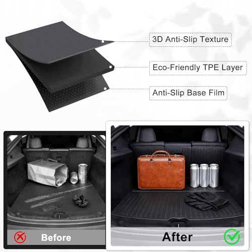 Car Floor Mats & Trunk Liner Set, for Honda Civic 2006 2007 2008 2009 2010 2011 Sedan 5-Seat (Excludes Coupe), All-Weather Non-Slip Car Interior Accessories - size: 2006-11|Honda Civic Sedan|Floor Mats & Trunk Mat