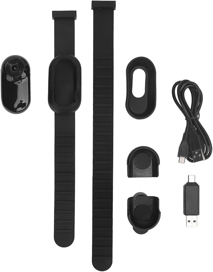 1080P Dog Collar Camera, Lightweight Pet Collar Cam with 0.96 inch LCD Display, 170° Wide Angle, Mini Pet Camera for Dogs Cats