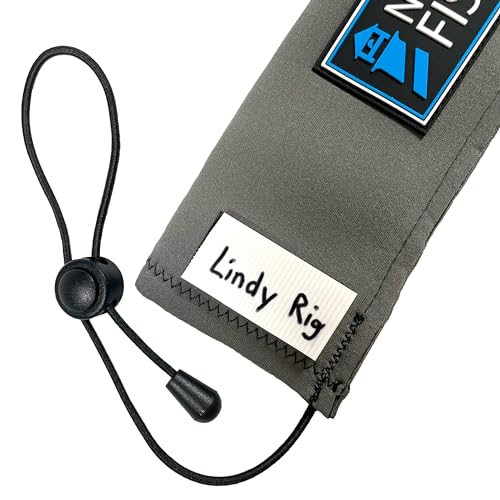 Premium Neoprene Fishing Rod Sleeve – Floating, Puncture Resistant, Labeled Protective Sock for Casting, Spinning, Trolling Fishing Rods - color: Grey, size: 60", style: Spinning