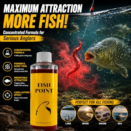 Concentrated Fish Attractant Liquid, 100ml Fish Attractant Liquid for Trout, Panfish and More, Panfish and More, Enhances Scent & Improves Biteresponse - color: 2PCS