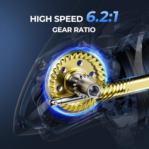 KastKing ReKon Saltwater Spinning Fishing Reel – Up to 55LBs Max Drag Big Game Fishing Reel - Innovative NyliTech Body- Water Resistant - MaxiDur 5+1+1 Corrosion-Resistance Bearing System - size: 4000