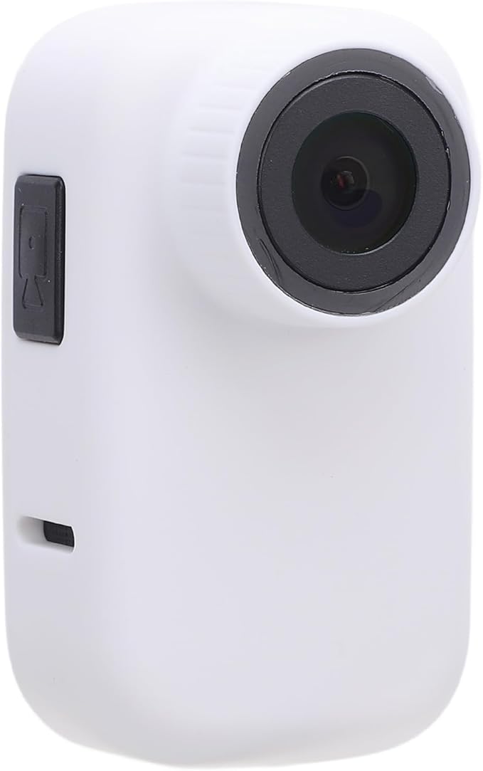 Pet Body Worn Camera, Pet Wearable Body Cam with HD Resolution and Water Design, Lightweight Action Camera for Dog Cat Outdoor Travel Adventures (White)