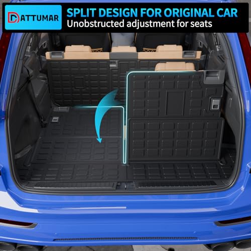 Floor Mats Compatible with 2013-2024 Toyota 4 Runner 7 Seat Cargo Mat Liner Back Seat Cover Protector 2023 4Runner Accessories (Fit 7 Seat, Floor Mats+Trunk Mat+2nd & 3rd Row Backrest Mats) - size: Trunk Mat+2nd&3rd Row Backrest Mats+Floor Mats