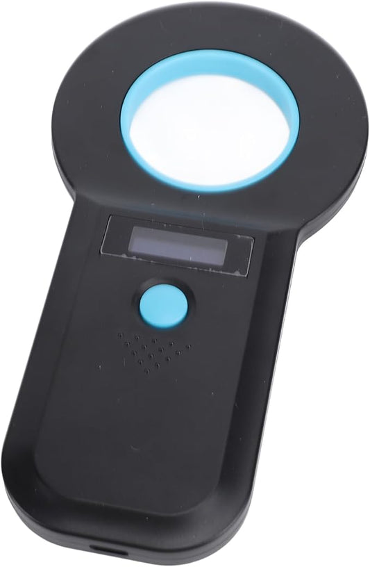 Animal Chip Reader Handheld Portable Pet Microchip Scanner 128 Data Storage for EMID, Non Touch Reading Card for Pet Owners
