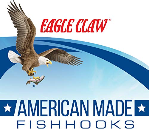 EAGLE CLAW LAZER SHARP STRIPED BASS SALTWATER TACKLE KIT, 33 PIECES, CONTAINS ASSORTMENT OF HOOKS, SINKERS AND TACKLE FOR SALTWATER STRIPED BASS