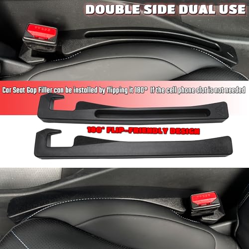 Car Seat Gap Filler for Le-xus GX550 GX500h 2024-2026 Gap Filler Organizer Stop Things from Dropping Customized Interior Accessories Black, 2 Pack