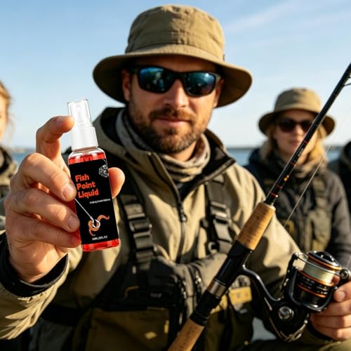 Fishing Attractants Natural Strong Additive Lures | 60ml Red Worm Fish Bait Attractants for Cod Carp Bass Walleye Tilapia Outdoor Saltwater Lake River Beach Pond