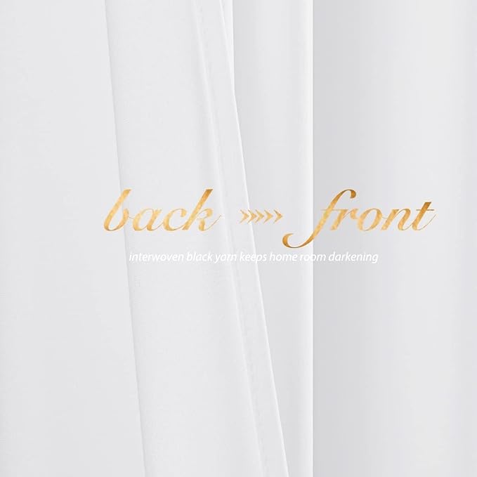 NICETOWN White Velvet Curtains and Drapes 12 ft Long, Extra Long Elegant Wall