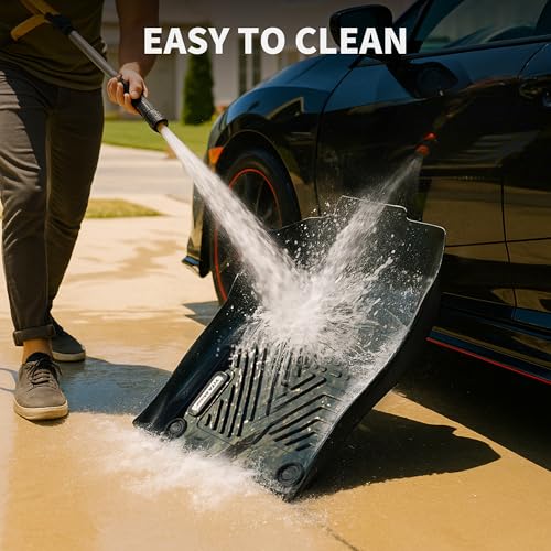 YITAMOTOR Floor Mats for 2019-2025 Toyota RAV4 (Not Fit Hybrid or Prime), Custom Fit All Weather Floor Liners Anti-Slip TPE Rubber Mat, Super Duty Toyota RAV4 Accessories, 1st & 2nd Row, Black - style: 19-25 1st & 2nd Row