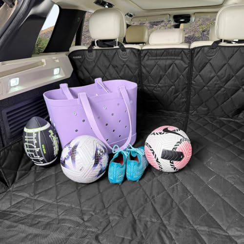 Rydura SUV Cargo Liner – Waterproof, Heavy-Duty Trunk Mat with Non-Slip Backing – Full Rear Seatback Coverage – Fits 60/40 & 50/50 Split Seats – Easy to Clean – Travel, Tools, Gear – Large - size: Large