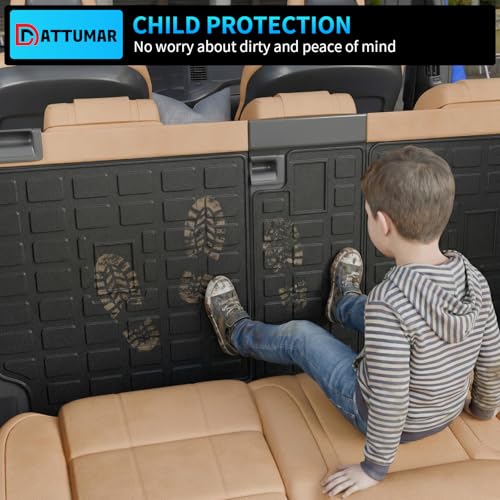 Floor Mats Compatible with 2013-2024 Toyota 4 Runner 7 Seat Cargo Mat Liner Back Seat Cover Protector 2023 4Runner Accessories (Fit 7 Seat, Floor Mats+Trunk Mat+2nd & 3rd Row Backrest Mats) - size: Trunk Mat+2nd&3rd Row Backrest Mats+Floor Mats