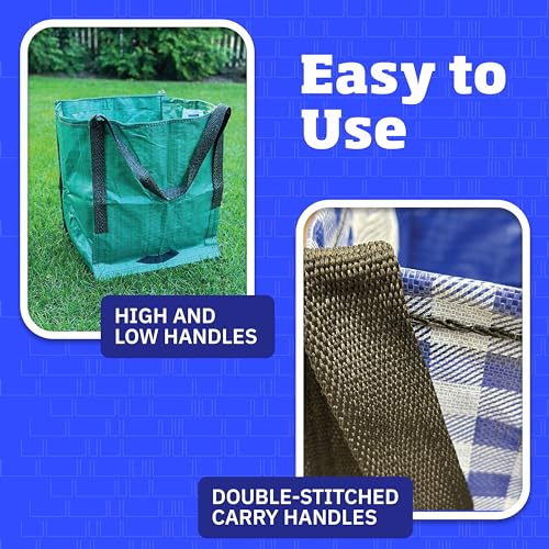 DURASACK Heavy Duty Storage Tote Bag 22-Gallon, Gray | Rugged Woven Polypropylene Moving Bag, Reusable Self-Standing Design, Holds up to 500 Pounds - color: Gray, size: Single