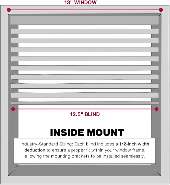 LOTUS & WINDOWARE Cordless Mini Blind, Window Blinds