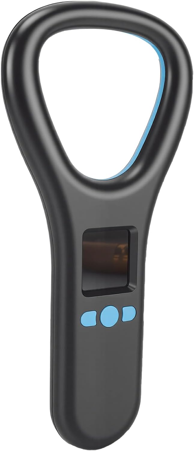 VBESTLIFE Pet Dog Cat Microchip Reader, Stray Animal ID 134.2kHz 125kHz FDX B 15 Digits & EMID 10 Digits Animal Chip Registration RFID Microchips Scanner