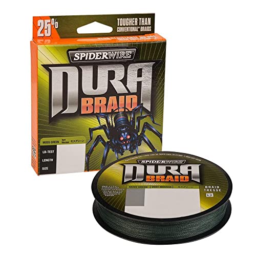 SpiderWire DuraBraid Braid Fishing Line - color: Moss Green, size: 10lb - 300yd