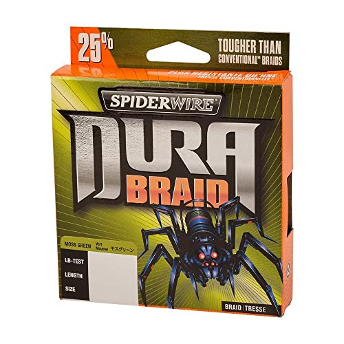 SpiderWire DuraBraid Braid Fishing Line - color: Moss Green, size: 20lb - 500yd