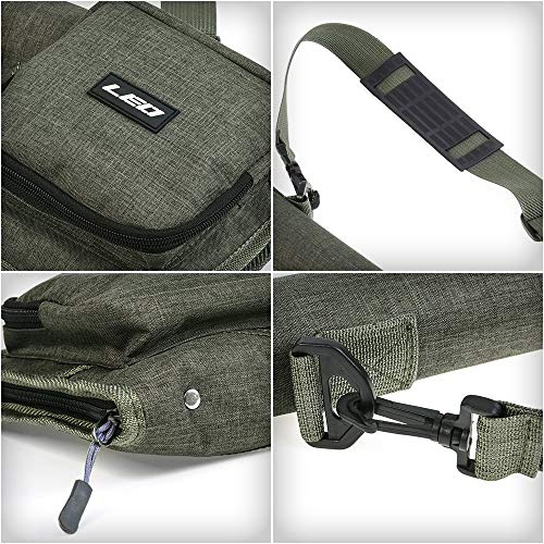 Lixada Fly Fishing Rod Case,Portable Fishing Tackle Bag,Canvas Fishing Pole Storage Bag Fly Rods Reels Durable Carry Case - color: Fly Fishing Set