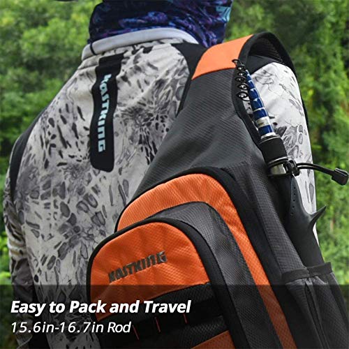 KastKing Compass Telescopic Fishing Rods and Combo, Sensitive Graphite Composite Blank, Easy to Travel, Packs to Just 17" in Length, Stainless Guides and Ceramic Rings, Combos w/ 4+1BB Spinning Reel - size: 6'6" - Medium, style: Spin - Rod