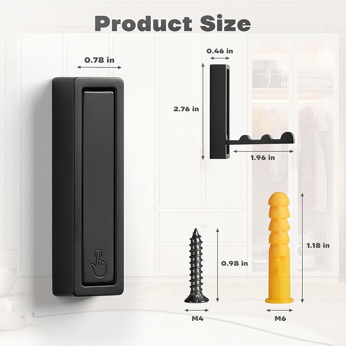 Folding Wall Hooks, Heavy Duty Zinc Alloy No Rust Fold Up Hooks