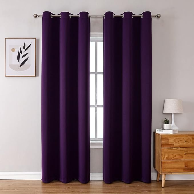 ChrisDowa Grommet Blackout Curtains