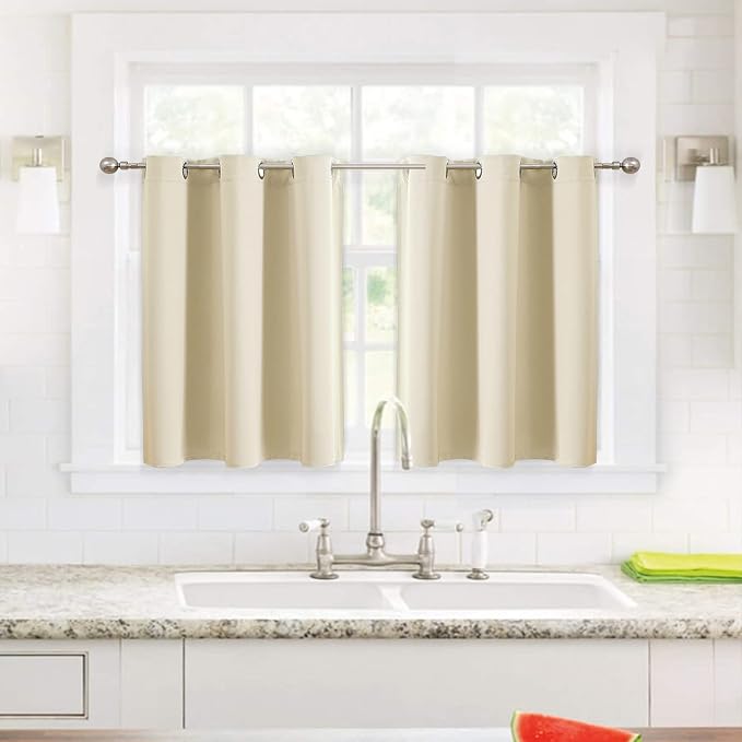 ChrisDowa Small Window Curtains