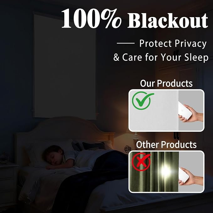 Peel & Stick Total 100% Blackout Shade