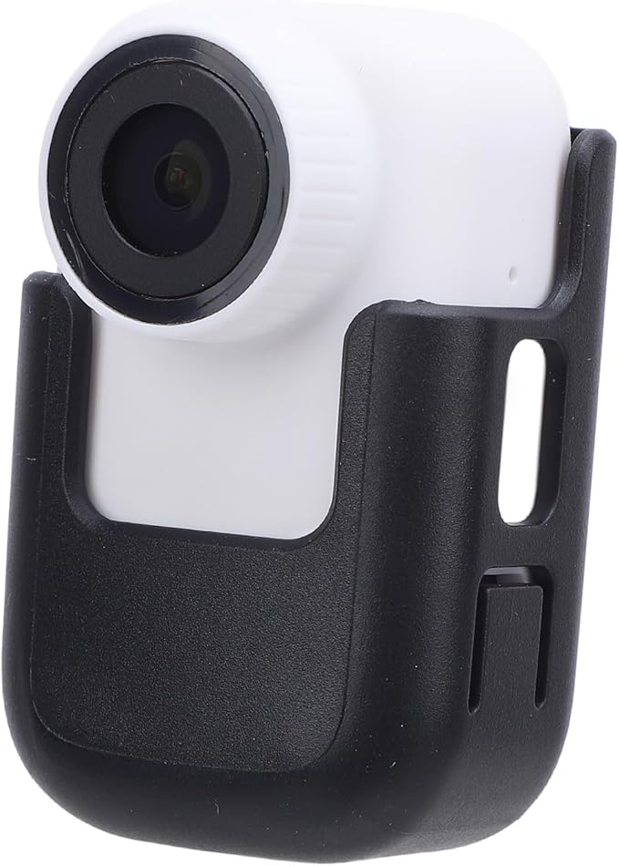 Pet Body Worn Camera, Water Portable HD Wearable Body Cam with Multiple Functions, for Cats Dogs Outdoor Travel Adventures (White)