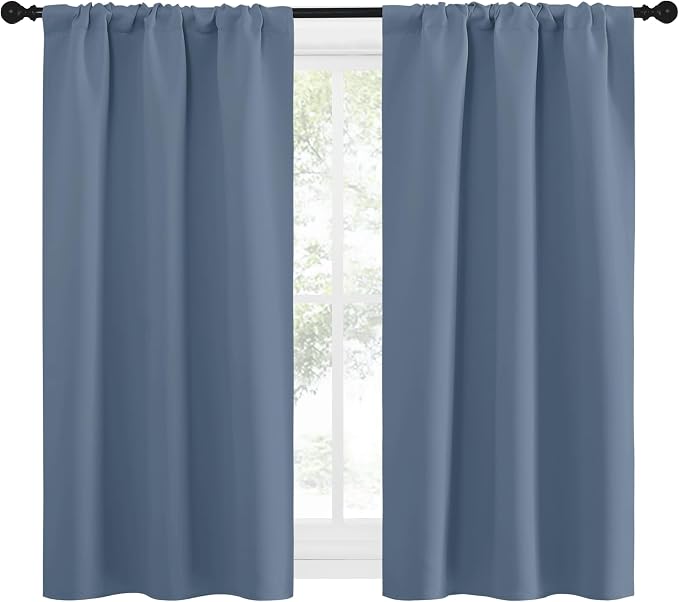 NICETOWN RV Blackout Curtains for Camper Windows, Short Blackout Curtains &