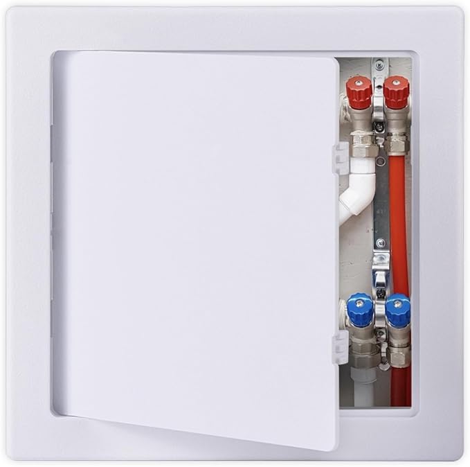 Suteck Plastic Access Panel for Drywall Ceiling 8 x 8 Inch Reinforced Plumbing