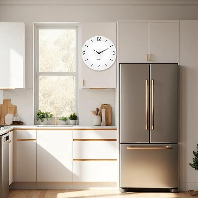 XFM Modern Simple Wall Clock 20 Inch Silent Wall Clocks Battery Operated Large