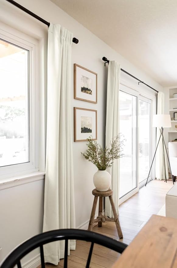 100% Blackout Shield Linen Blackout Curtains