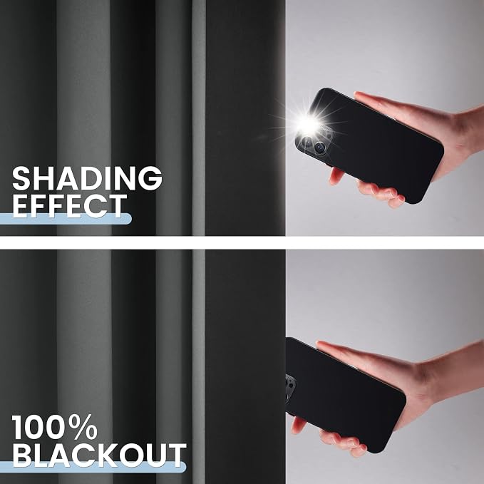 SimpleHome 100% Blackout Curtains