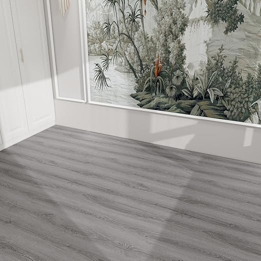 Wood Grain Peel and Stick Floor Tiles – 11.8” Width, Full Roll Length of 394" –
