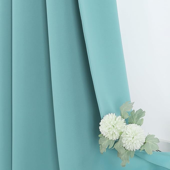 ChrisDowa Blackout Curtains 45 inches Long