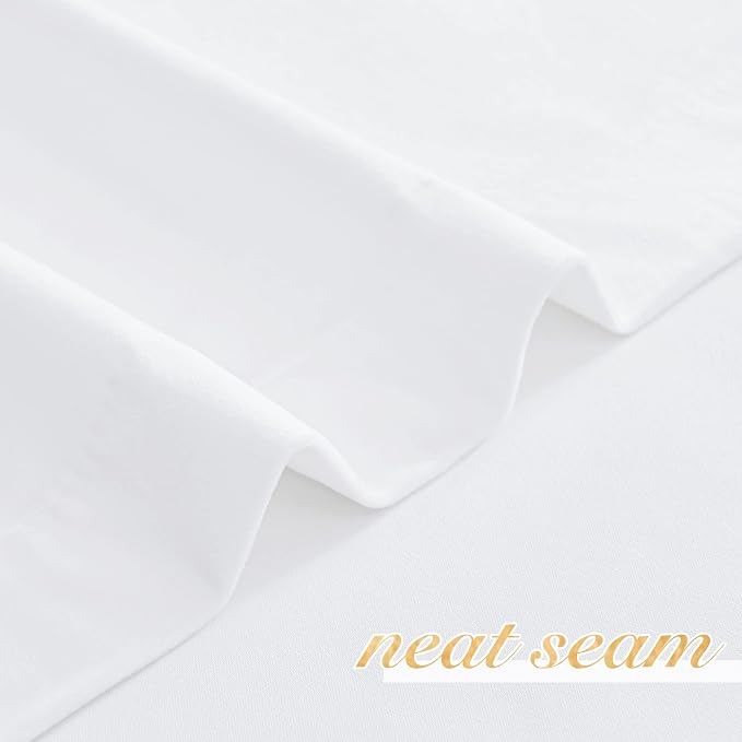 NICETOWN White Velvet Curtains and Drapes 12 ft Long, Extra Long Elegant Wall