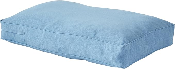 Casey Small (36 x 24 in.) Denim Rectangle Indoor/Outdoor Pillow Style Dog Bed