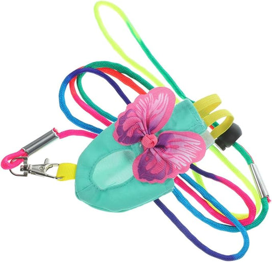 Bird Diapers Harness and Leash for Parrots Lightweight Comfortable Flight Clothes with Reusable Washable Cloth Material Cute Design for Cockatiel and Parakeet Diaper Flight Suit