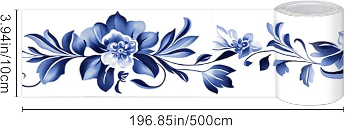 HOMETITUTE Wallpaper Border Peel and Stick Decorative Wall Trim Self Adhesive