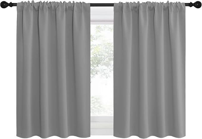 NICETOWN RV Blackout Curtains for Camper Windows, Short Room Darkening Drapes
