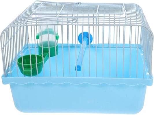 BESPORTBLE Portable Bird Travel Carrier Cage with Perch Food Box Waterer Transparent Bird Parrot Carrier Cage