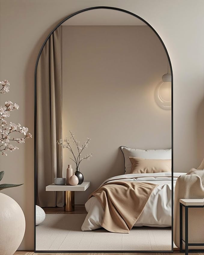 DMWOODFL 71"x30" Arched Full Length Mirror