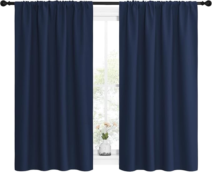 NICETOWN Kitchen Curtains, Short Blackout Curtains & Drapes, Thermal Insulated