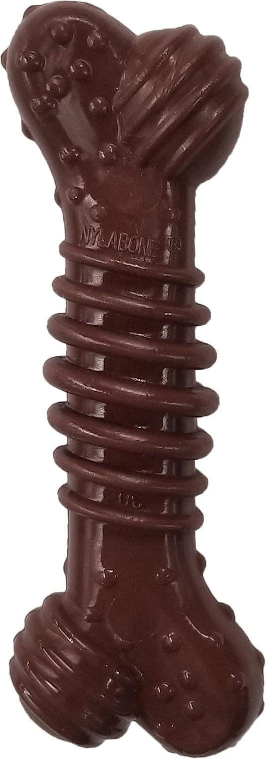 Nylabone Groove Bone Power Chew Toy for Dogs, Dental Dog Toys for Aggressive Chewers, Dog Chew Bone, Long Lasting Flavor Medley Flavor, For Medium Dogs - Up to 35 lbs, 1 Count