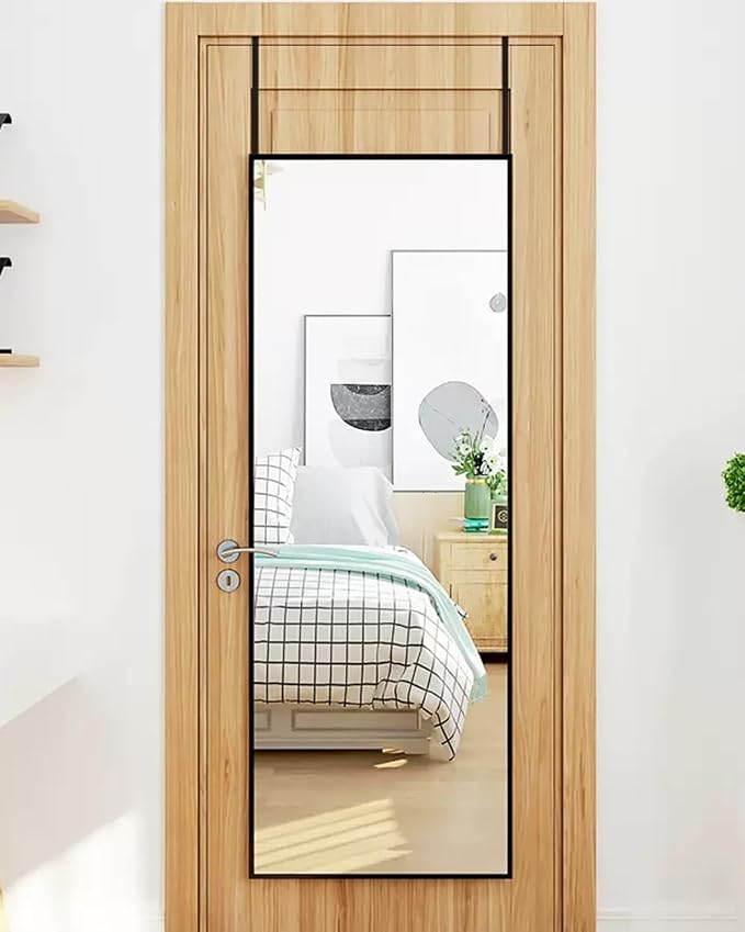NEARBYSD 48"x 14" Door Mirror, Full Length Mirror Wall Mounted, Over The Door