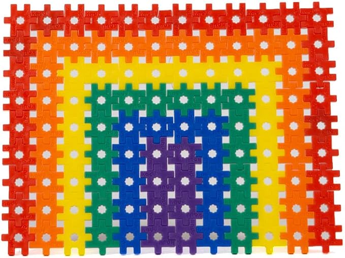 KADU Rainbow 250 Piece Set - STEM/STEAM Building + Construction Toy, for Open + Imaginative Play Ages 5+ (Pack of 2)