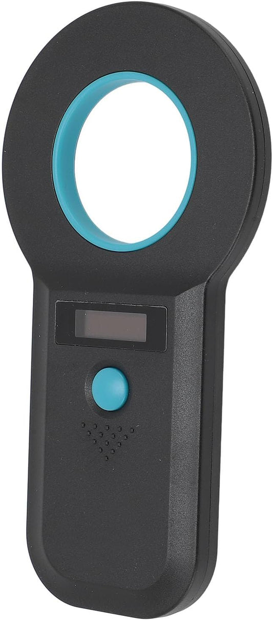 Acouto Pet Chip Scanner for Dogs and Cats - USB Microchip Reader with 15 Digits Recognition and 128 Data Storage, Compact & Portable Device (Black)