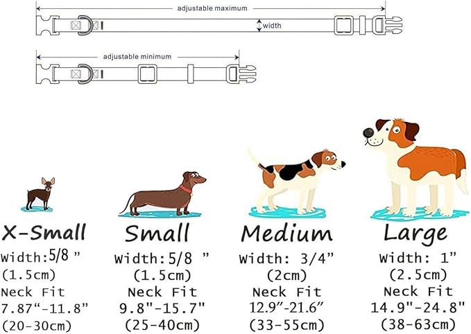 Dog Collar with Bohemia Floral Tribal Geometric Patterns - Soft Ethnic Style Collar Adjustable for Small Medium Large Dogs（Bohemian Orange,M）