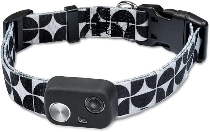 MS-5 Automatic Pet Door Collar, Genuine High Tech Pet Brand Dog Collar for Power Pet Doors - Deluxe Strap (Modern, Large) - DC-MDN-MS5-L