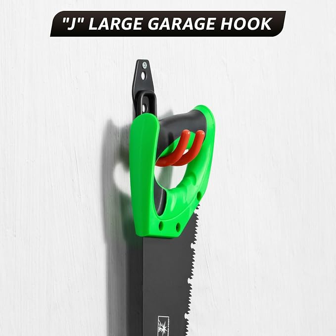 40 Pack Garage Hooks, Heavy Duty Steel Wall Mount Utility Hangers